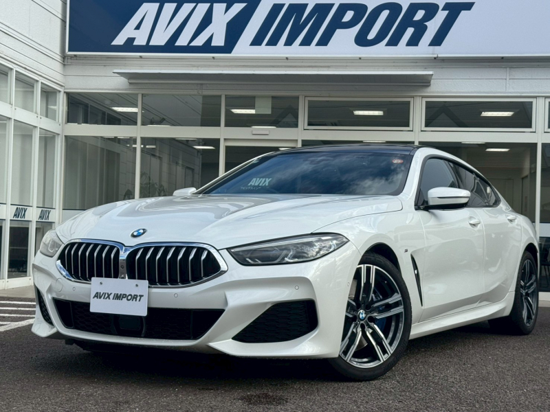 BMW 8シリーズ 840d xDrive ｸﾞﾗﾝｸｰﾍﾟ Mｽﾎﾟｰﾂ ﾊﾟﾉﾗﾏSR ﾚｻﾞｰﾗｲﾄ ACC harman/kardon 茶革 ﾊﾟﾜｰｼｰﾄ 前後ﾋｰﾀｰ 前ﾍﾞﾝﾁﾚｰﾀｰ ﾅﾋﾞ TV 全周ｶﾒﾗ Mｽﾎﾟｰﾂ19AW