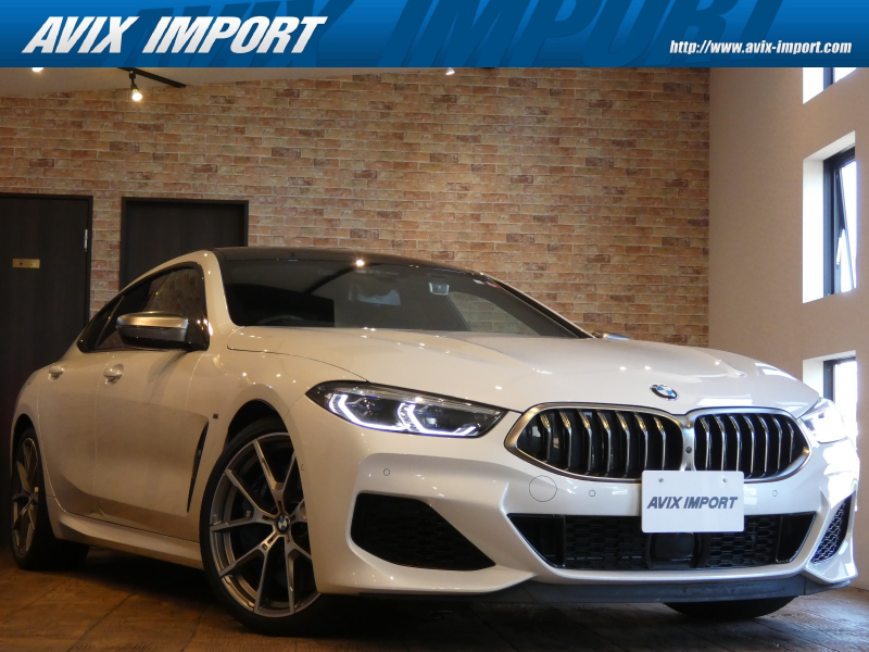 BMW 8シリーズ M850i xDrive ｸﾞﾗﾝｸｰﾍﾟ ﾊﾟﾉﾗﾏSR 黒革 全席ｼｰﾄﾋｰﾀｰ ﾍﾞﾝﾁﾚｰｼｮﾝ 3Dﾋﾞｭｰ HDDﾅﾋﾞ TV  ACC PDC HUD ｺﾝﾌｫｰﾄｱｸｾｽ ｿﾌﾄｸﾛｰｽﾞﾄﾞｱ harman/kardon BMWﾚｰｻﾞｰﾗｲﾄ 純正20AW