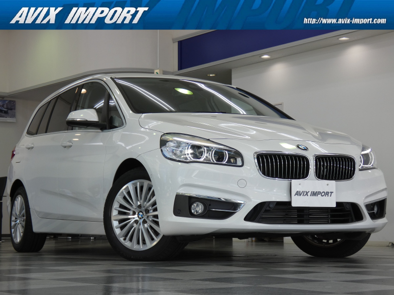 BMW 2シリーズ 220i Gran Tourer Luxury 7人乗り ｺﾝﾌｫｰﾄPKG 黒革 ｼｰﾄﾋｰﾀｰ 純正HDDﾅﾋﾞ ﾊﾟｰｷﾝｸﾞｱｼｽﾄPKG ｲﾝﾃﾘｼﾞｪﾝﾄS LEDﾍｯﾄﾞﾗｲﾄ ｺﾝﾌｫｰﾄA 電動Rｹﾞｰﾄ 専用17ｲﾝﾁAW 禁煙車