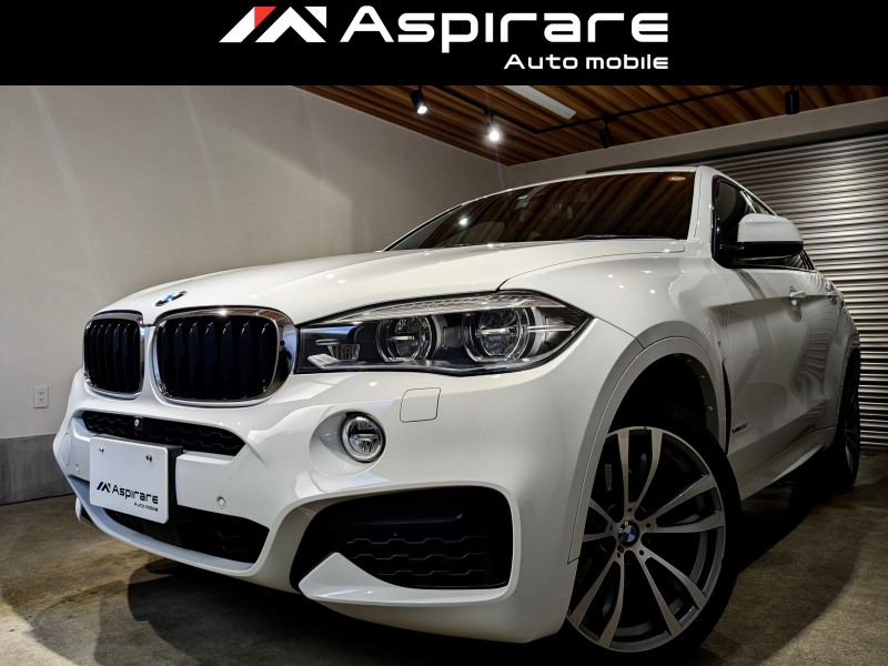 BMW X6 xDrive35i M Sport　インテリジェントセーフティ　アクティブクルーズコントロール　ブラインドスポット　20インチアルミホイール　ブラックレザーシート
