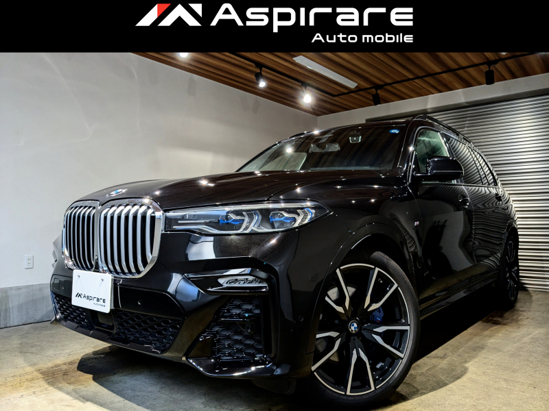 BMW X7 xDrive40d Mスポーツ　パノラマガラスルーフ　harman/kardonサウンド　ヘッドアップディスプレイ　ブラックメリノレザー　シートベンチレーション　ACC　LKA　LCA　ソフトクローズドア