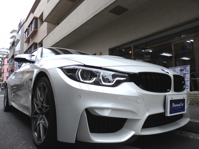 BMW 4シリーズ E82 M4 CABRIOLET Competition 7AT Mineral-White Built-inGarage