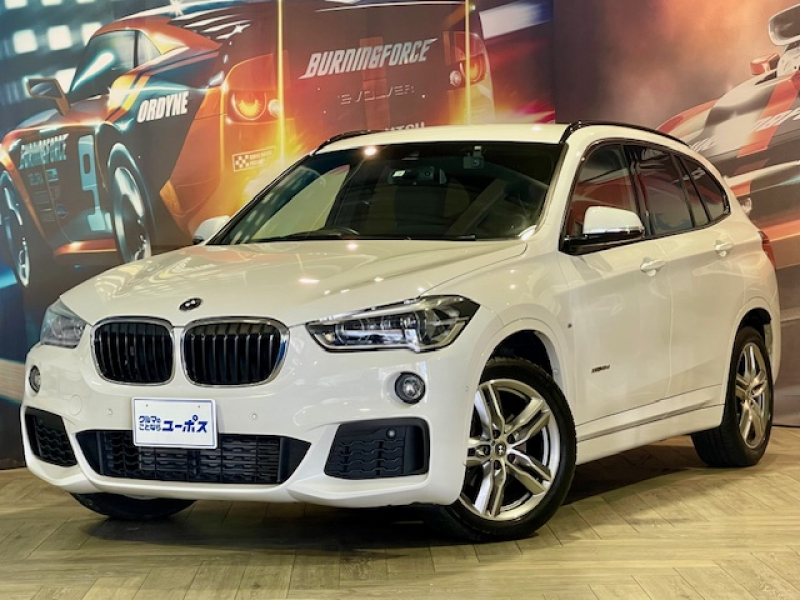 BMW X1 xDrive　18d　Mスポーツ　OP2年保証対象車　コンフォートPKG　ドライビングアシスト　メーカーHDDナビ（CD／DVD／BT／USB）　バックカメラ　オートLEDヘッドライト　パワーバックドア　前後ドライブレコーダー　ETC